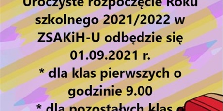 Rozpoczęcie Roku Szk. 2021/2022